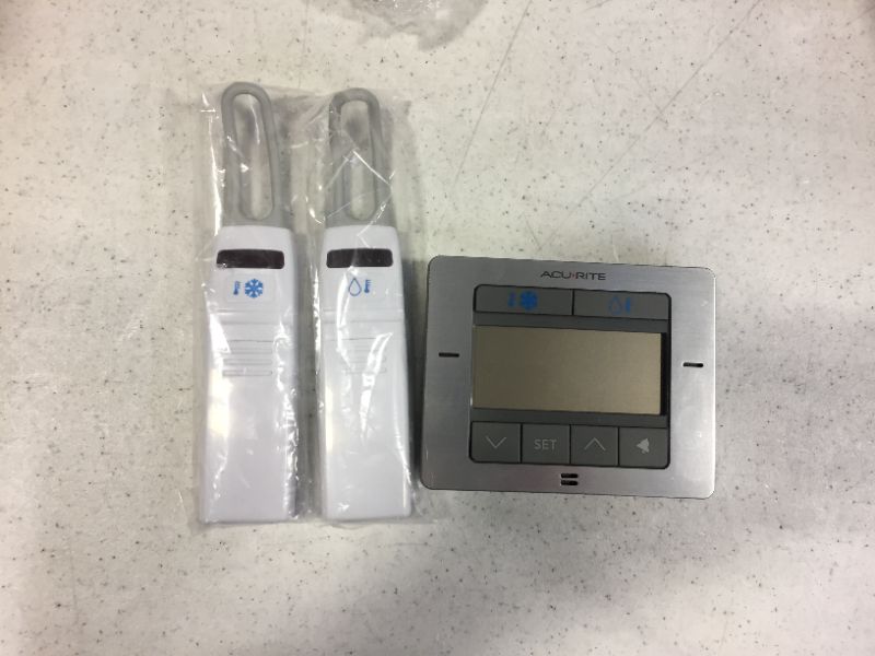 Photo 2 of AcuRite Digital Wireless Fridge and Freezer Thermometer with Alarm and Max/Min Temperature for Home and Restaurants (00515M)
