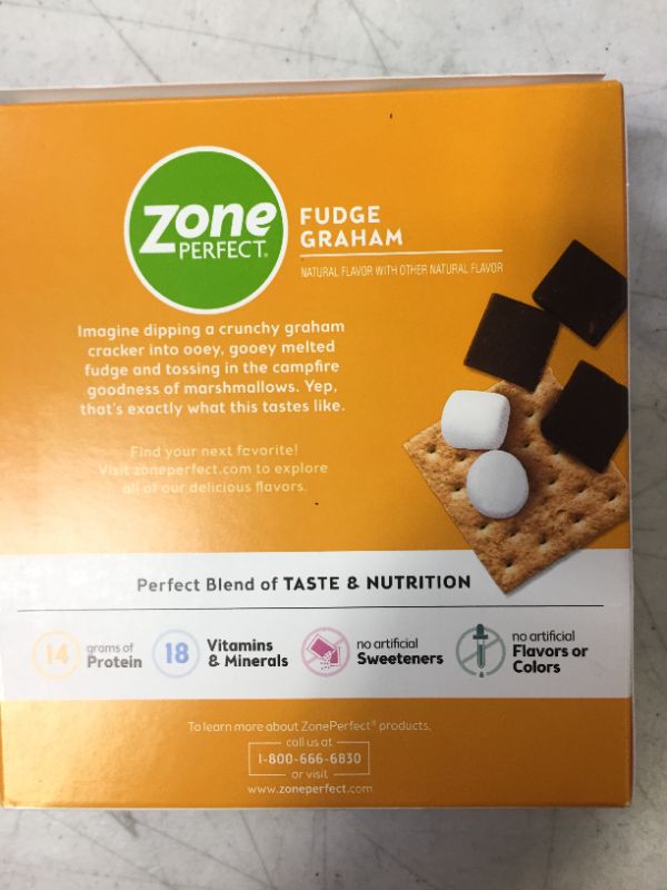 Photo 3 of Zone Perfect Nutrition Bars Fudge Graham - 5 CT
BB/JAN/01/22