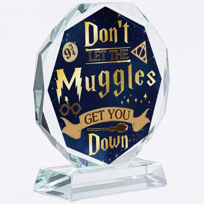 Photo 1 of 
Magic Wizard Gifts | For Women | Girls | Don't Let The Muggles Get You Down | Men | Christmas | Inspire | Keepsake | Crystal | Plate | Plaque