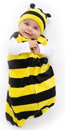 Photo 1 of Baby Fleece Sleep Sack - Infant Wearable Blanket Newborn Swaddle Sleepbag & Hat
Size: M