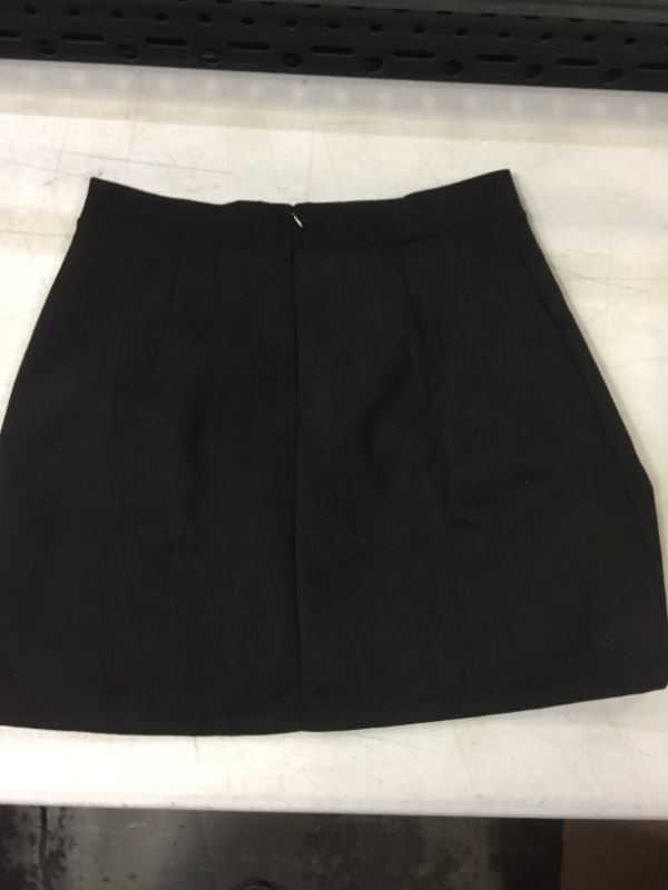 Photo 1 of Meyeeka Womens Sexy High Waist Lace Up Bodycon Faux Suede Split Tight Mini Skirt
Size: L
