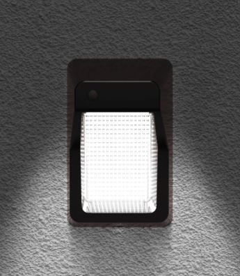 Photo 1 of Commercial 100-Watt Equivalent Integrated LED Bronze Outdoor Wall Pack Over Door Light, 1500 Lumens
