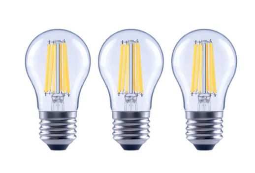 Photo 1 of 100-Watt Equivalent A15 Dimmable Appliance Fan Clear Glass Filament LED Vintage Edison Light Bulb Soft White (3-Pack)
