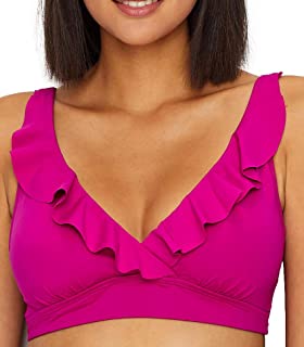 Photo 1 of LAUREN RALPH LAUREN Beach Club Ruffle Underwire Bikini Top, 12, Plumeria
