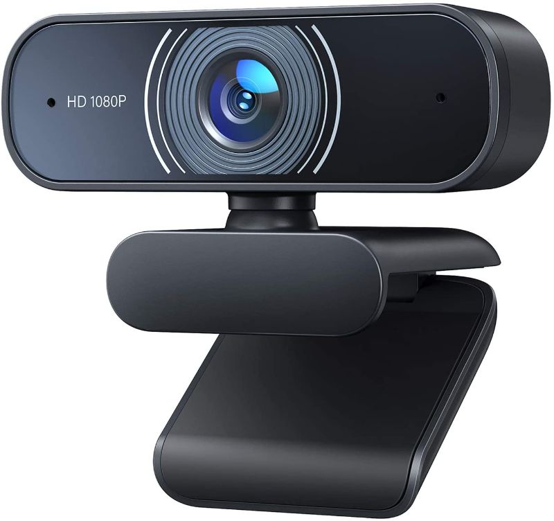 Photo 1 of 1080P Webcam, Desktop Camera with Dual Microphones, for PC/Mac Book/Laptop. Suitable for Windows, MacOS, NetWare, Linux
