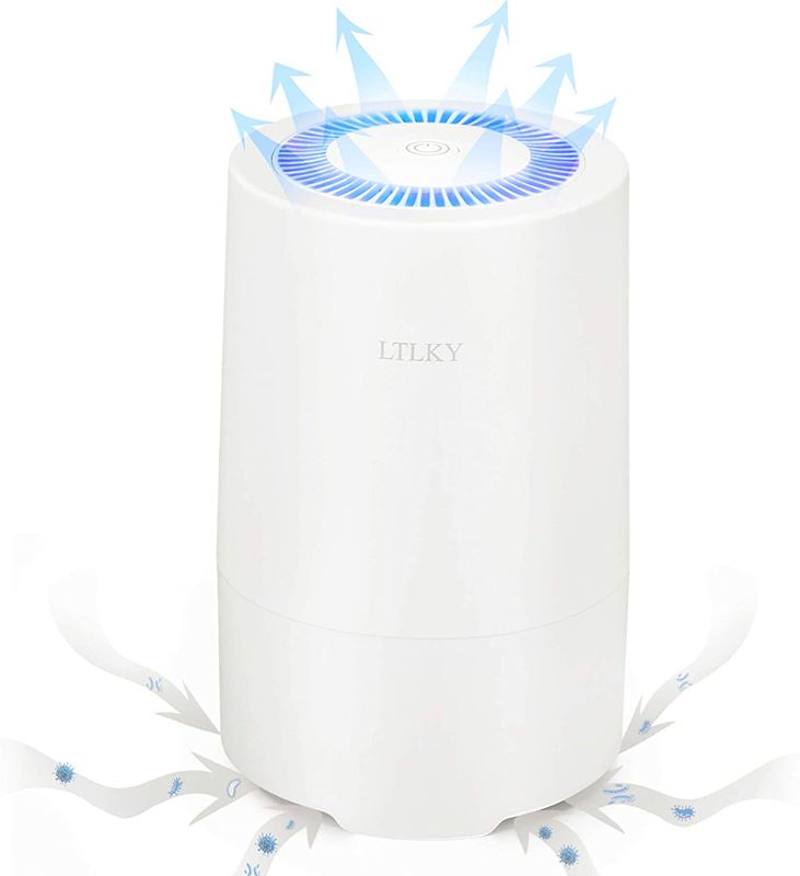 Photo 1 of LTLKY HEPA Air Purifier for Bedroom,Compact Design,White,900S
