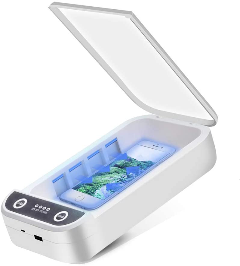 Photo 1 of Cell Phone Sanitizer Smartphone Sanitizer Box Cell Portable Phone Sanitizer with Aromatherapy Function for iPhone Android Cell Phone


