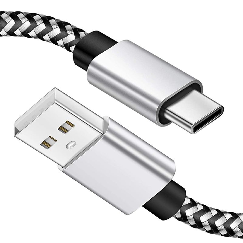 Photo 1 of Type C Charger 10 ft, USB C Cable Fast Charger Compatible with Galaxy S10, Nylon Braided Long USB C Charger Cord for Samsung Galaxy S9 S10 S8 Plus/Note9/8 A60 A50, Moto G, LG and other USB C Charger
2 PACK