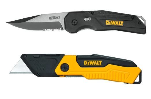Photo 1 of DEWALT Utility Knife and Pocket Knife Set (2-Piece)
