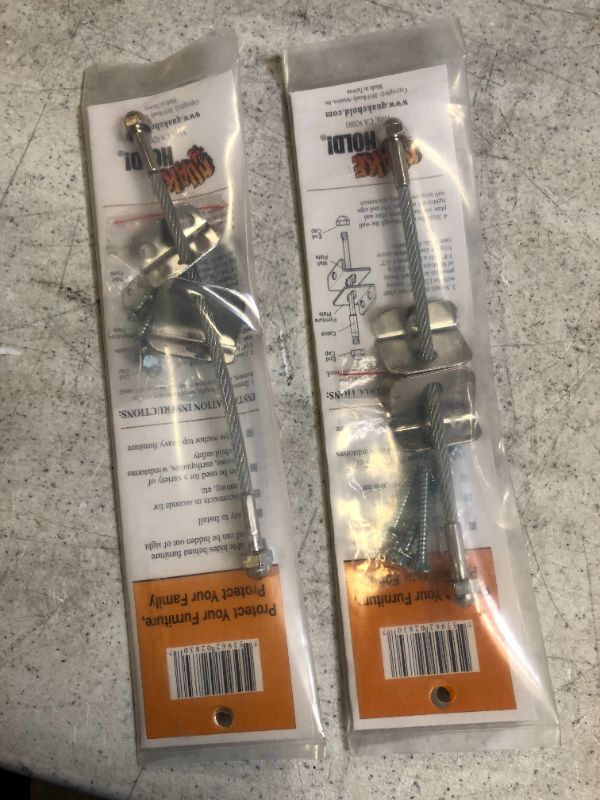 Photo 2 of 2 PACK Quake Hold 2830 7" Steel Furniture Cable
