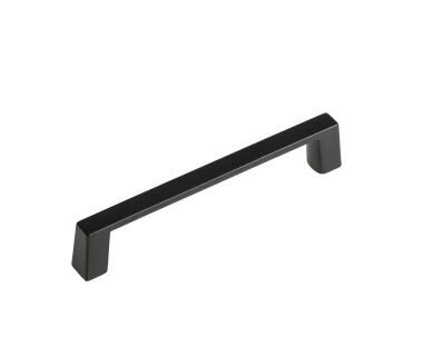 Photo 1 of 8 PACK RICHELIEU HARDWARE 4 in. (102 mm) Center-to-Center Matte Black Contemporary Drawer Pull
