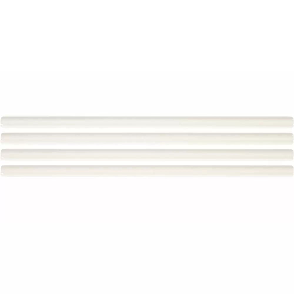 Photo 1 of DALTILE Restore Bright White 1/2 in. x 12 in. Glazed Ceramic Wall Jolly Trim Tile (0.04 sq. ft./ piece)
