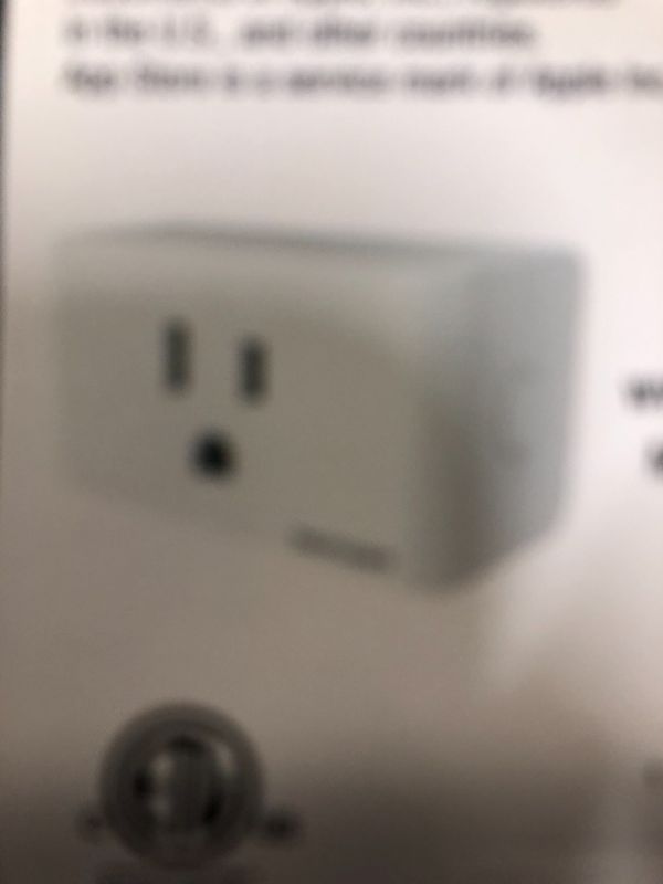 Photo 2 of 15 Amp 120-Volt Smart Hubspace Wi-Fi Bluetooth Plug with 1 Outlet Works with Amazon Alexa and Google Assistant
