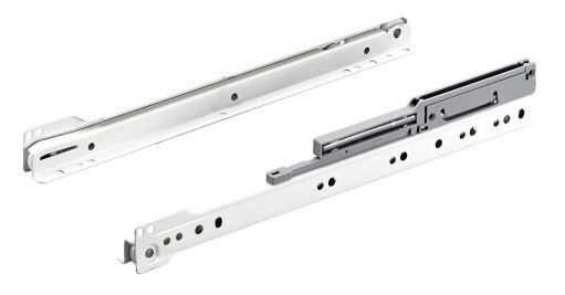 Photo 1 of 18 in. Bottom Mount Drawer Slide with Soft Close Set 1-Pair (2 Pieces)
