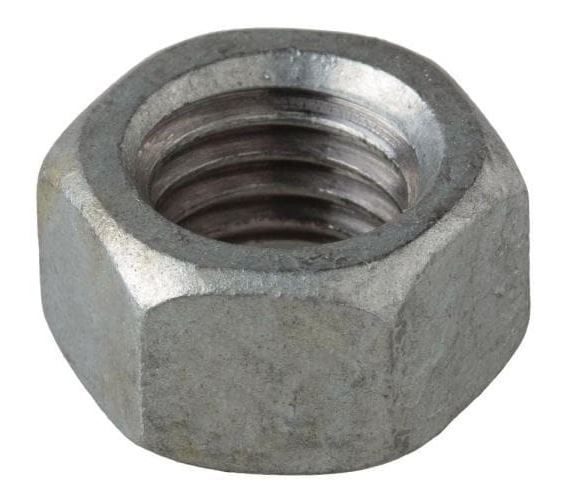 Photo 1 of 1 in.-8 Galvanized Hex Nut (10-Pack)
