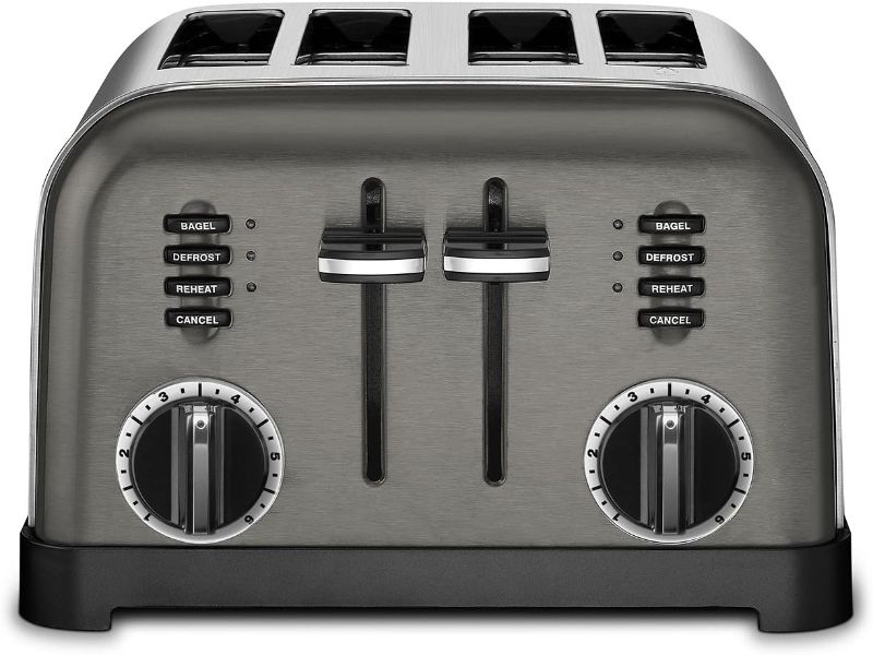 Photo 1 of Cuisinart CPT-180BKS Metal Classic Toaster, 4-Slice, Black Stainless
