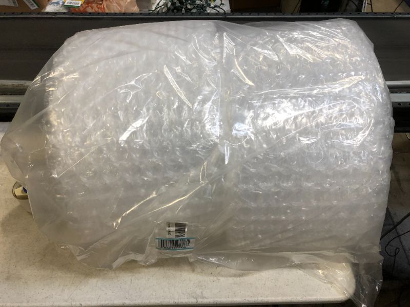 Photo 1 of 50 Foot Bubble Cushioning Wrap, 1/2" (Large) Bubbles, 12" Wide, Perforated Every 12" BASH Brand 2 Pack 
