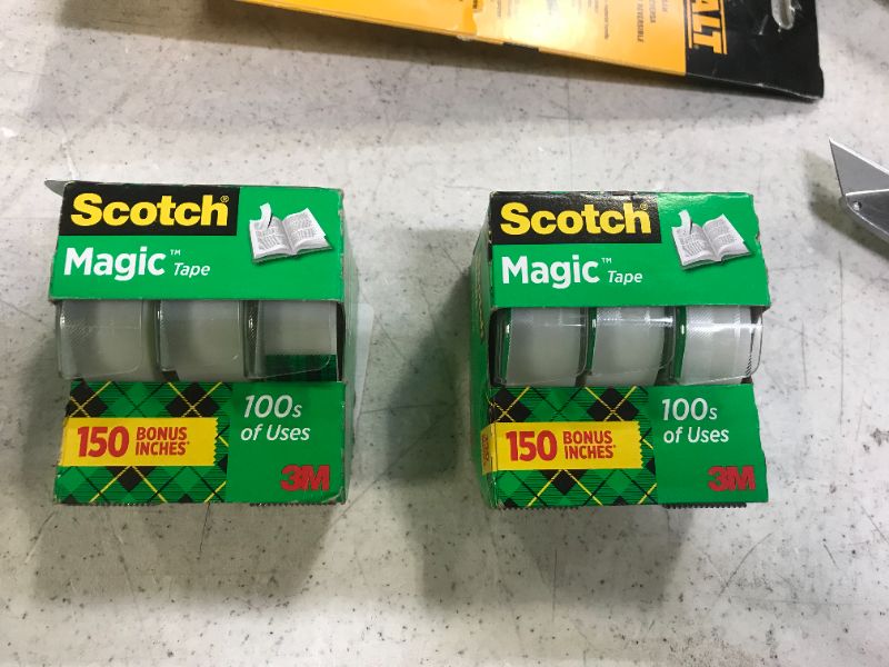 Photo 2 of 6 pack Scotch - Magic Tape 3.00 ct
