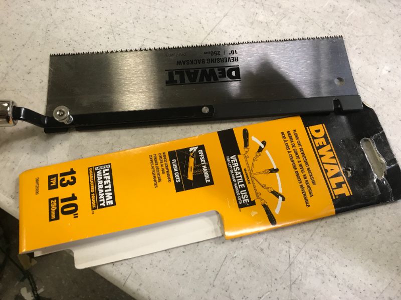 Photo 2 of DEWALT Saws Flush Cut Hand Saw DWHT20000
