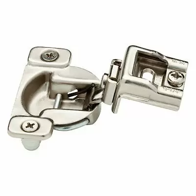 Photo 1 of Everbilt 35 Mm 105-degree 1-1/4 In. Face Frame Overlay Cabinet Hinge 6 Pack
