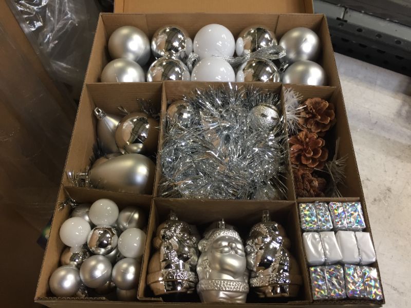 Photo 1 of 104 PIECE CHRISTMAS DECORATIONS 