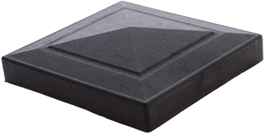 Photo 1 of 15 pack-Plastic Post Cap, 4 x 4 inches, Nominal, Black Color, 15 pcs. Extreme Weather Resistant. Made in USA. This Post Cap ONLY fits Posts Measuring 4 x 4 inches.