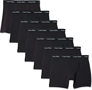 Photo 1 of Calvin Klein Men's Cotton Stretch Megapack Boxer Briefs-Black-Size Medium