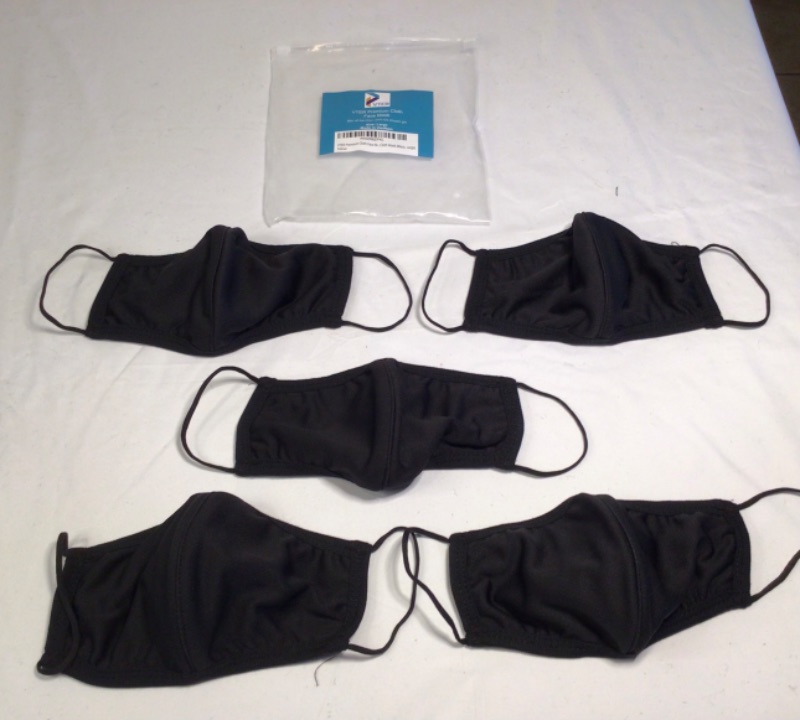 Photo 1 of VTER Premium Cloth Face Mask - Reusable Washable Mask - 5PCS Cloth Mask-Black 