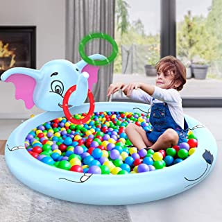 Photo 1 of AOLUXLM Sprinkler Pad - Elephant Theme-Toddler Inflatable Sprinkler Pool, Water Sprinkler Pad for Kids,Wading Swimming Outdoor Water Toy for Boys & Girls Age 3 4 5 6 Years Old