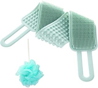 Photo 1 of 2 Pack-Back Scrubber for Shower(31.5 inches), Updated Silicone Body Brush Back Washer for Deep Clean and Massage for Women Men 19.98