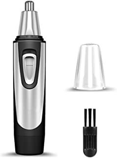 Photo 1 of 2 Pack-Nose Hair Trimmer for Men - Professional Ear Hair Trimmer Painless Eyebrow Trimmers Battery-Operated for Facial Grooming Painless Trimming Clipper Water Resistant Dual Edge Blades 