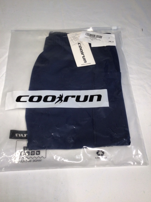 Photo 2 of COOrun Women Athletic Shorts High Waist Yoga Shorts Workout Running Compression Exercise Shorts Side Pockets
Color Navy Blue  Size Small  14.99
