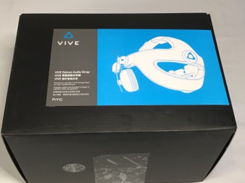 Photo 2 of HTC Vive Deluxe Audio Strap. Designed with adjustable earphones, allowing you to enjoy the 360-degree realistic sound in even more comfort and convenience