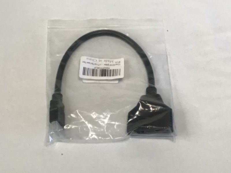Photo 1 of HDMI Splitter Adapter Cable - HDMI Splitter 1 in 2 Out HDMI Male to Dual HDMI Female 1 to 2 Way for HDMI HD, LED, LCD, TV, Support Two The Same TVs at The Same Time