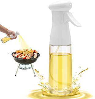 Photo 1 of 2 PACK- Nlager Olive Oil Sprayer for Cooking, 210ml Spray Bottle Oil Dispenser with Brush for BBQ Baking Roasting Grilling Salad Roasting Kitchen Gadgets White