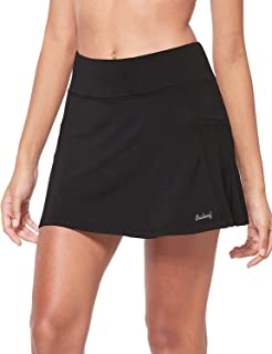 Photo 1 of BALEAF Women's High Waisted Tennis Skirts Pleated Golf Skorts Skirts with Ball Pockets-Black-Size 2XL