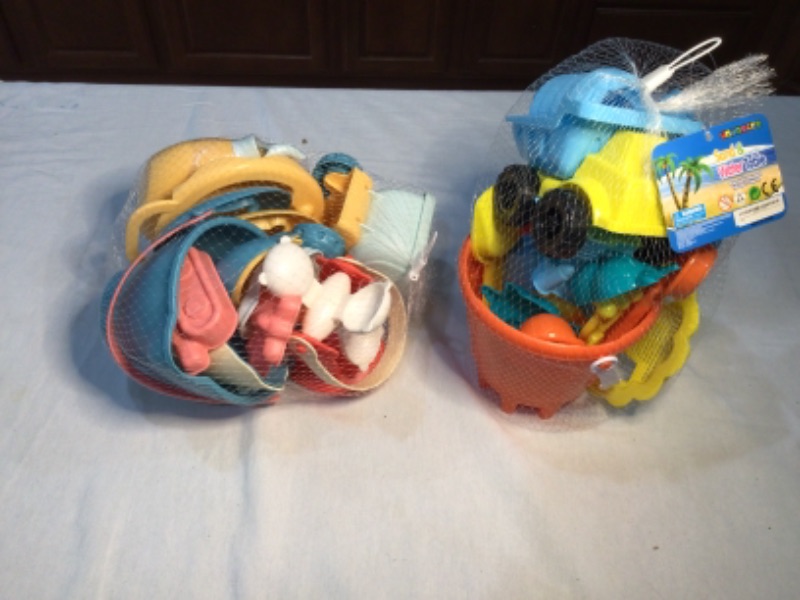 Photo 1 of 2 Bags Sand and Water Toys for Babyies and Young Kids