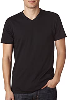 Photo 1 of Hanes Men's Cotton Nano V-Neck T-Shirt,Black,3 Pack- Black- XL 46-48