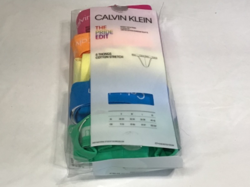 Photo 2 of Calvin Klein Underwear Men's Cotton Stretch 5 Pack The Pride Edit Pack Jock Strap-Size Large-5 Colors