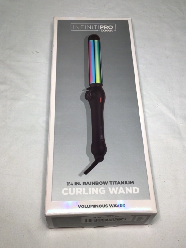 Photo 2 of INFINITIPRO BY CONAIR Rainbow Titanium 1 1/4-Inch Curling Iron