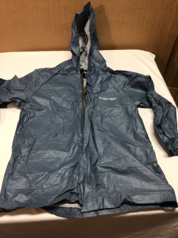 Photo 3 of FROGG TOGGS Pro Lite Waterproof Rain Suit- Size women's Medium- Blue