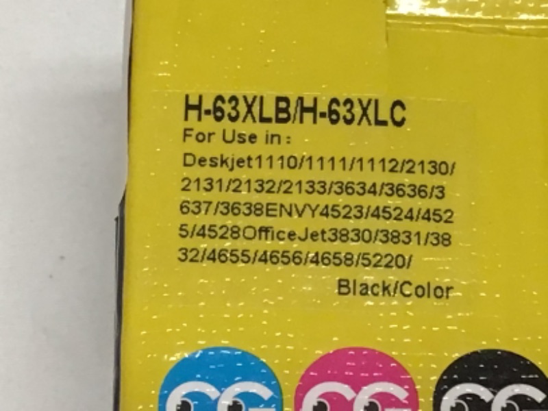 Photo 2 of One ink Cartridge- H-63XL