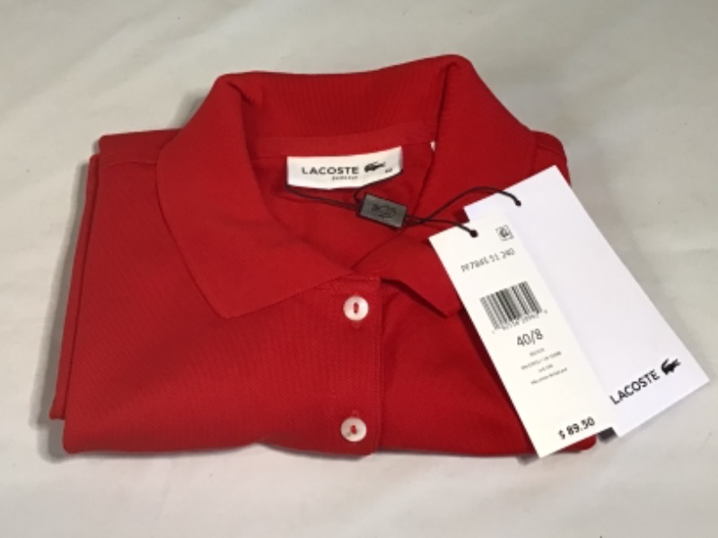 Photo 2 of  Lacoste Five-Button Slim-Fit Polo Shirt Size 40
