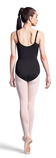 Photo 2 of Bloch Dance Women's Zena Adjustable Strap Camisole Leotard W/Bra-Black-Size Small