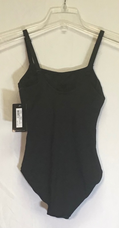 Photo 4 of Bloch Dance Women's Zena Adjustable Strap Camisole Leotard W/Bra-Black-Size Small