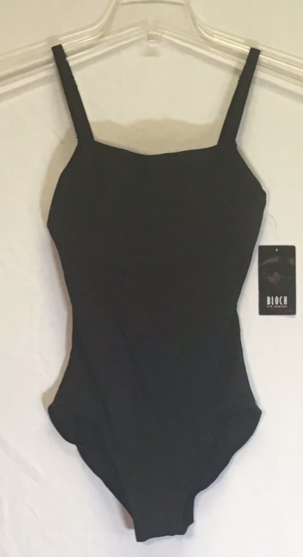 Photo 3 of Bloch Dance Women's Zena Adjustable Strap Camisole Leotard W/Bra-Black-Size Small