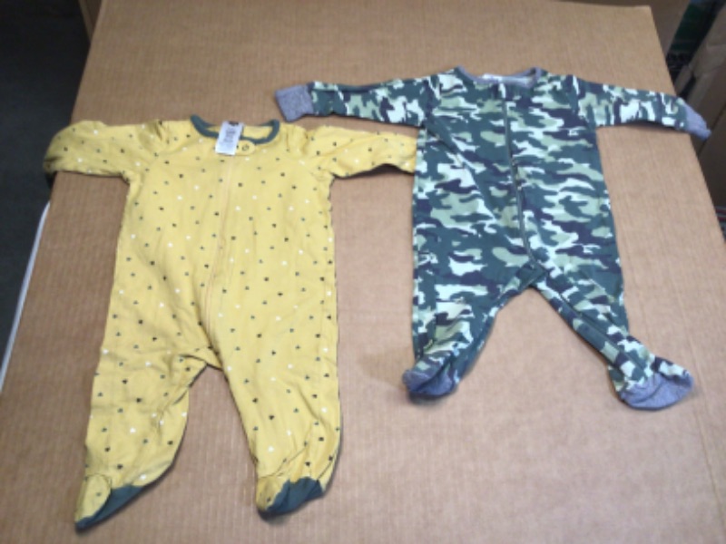 Photo 1 of Baby Clothes/Accesory Bundle- 1) Mom and Baby Shirt (M) and Onesie (6 Month) Set- WILD ONE  2) Four Gerber Onesies Size 0-3 Months 3) 9 Pair Non Slip Baby Socks White 6-12 Months 4) Baby Tooth Box Wooden
