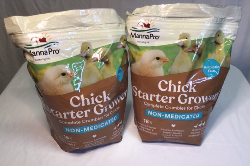 Photo 2 of 2 Bags-Manna Pro Chick Starter Food- Non-Medicated Chick Feed | 5 lbs each bag