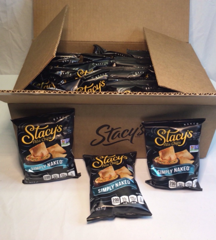 Photo 2 of 24 Pack-Stacy's Pita Chips, Simply Naked, 1.5-Ounce Bags (Pack of 24)- Best by Date: June 1, 2021