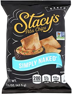 Photo 1 of 24 Pack-Stacy's Pita Chips, Simply Naked, 1.5-Ounce Bags (Pack of 24)- Best by Date: June 1, 2021